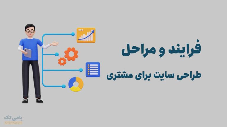 فرایند و مراحل طراحی سایت برای مشتری