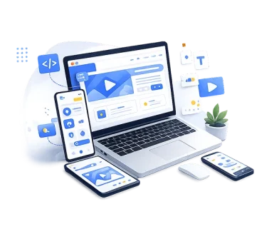 عکس هیروسکشن خدمات طراحی سایت تیم یامی تک
